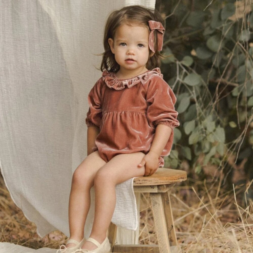 Noralee Adeline Poppy Romper 18m